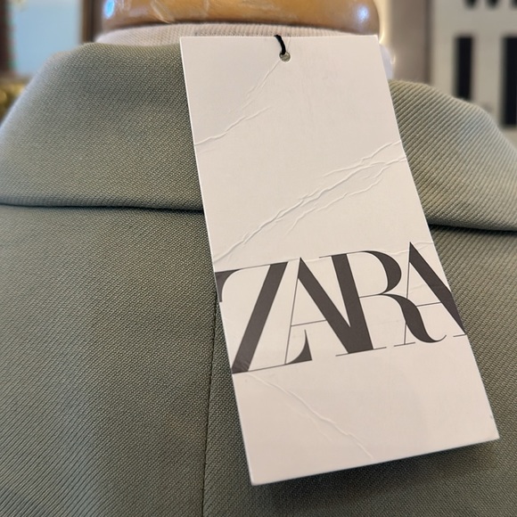 NWT “Zara” light olive double breasted blazer - Picture 5 of 6
